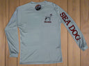 Sea Dog Long Sleeve Rashguard SPF 50+ Shirt Because of the Brave